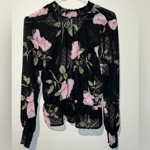 Dynamite Floral Blouse